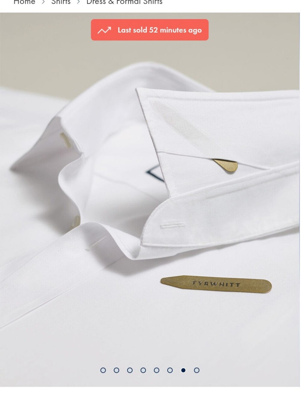 Charles Tyrwhitt Non-Iron Royal Oxford Shirt - Ocean Blue- 17/35in - Picture 11 of 11